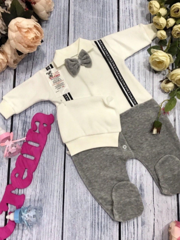 Купить оптом 109. Комбинезон с шапкой,100% хлопок интерлок в Сыктывкаре