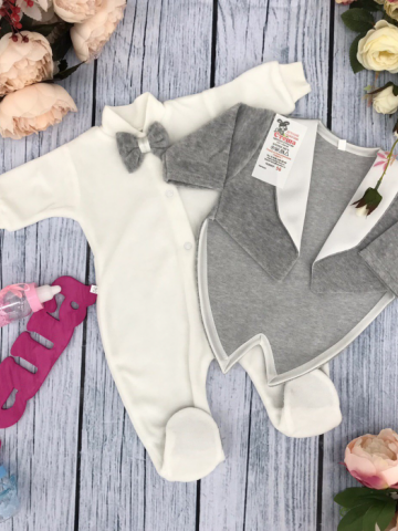 Купить оптом 115-С. Комбинезон с пиджаком,80% хлопок интерлок, 20% ПЭ велюр в Сыктывкаре