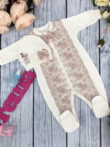 Купить оптом 216-П. Комбинезон с шапкой,100% хлопок интерлок в Сыктывкаре